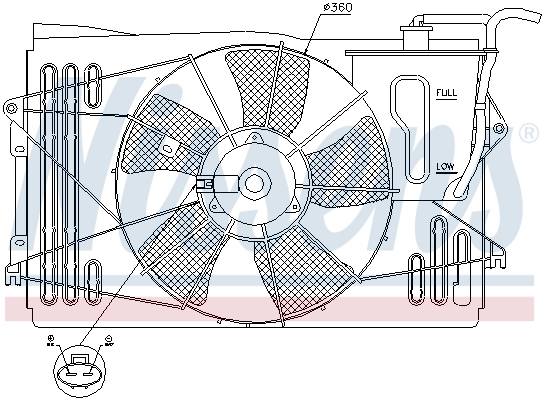 Fan, engine cooling 85232