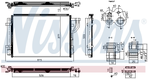 Condenser, air conditioning ** FIRST FIT ** 940959