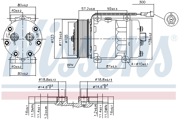 NISSENS 89416 Compressor, air conditioning