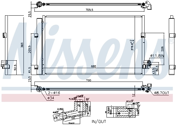Condenser, air conditioning ** FIRST FIT ** 940748