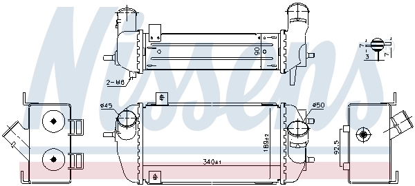 NISSENS 961492 Charge Air Cooler