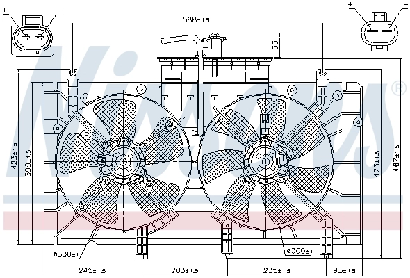 Fan, engine cooling 85221