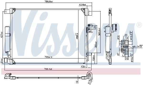 Condenser, air conditioning ** FIRST FIT ** 940786