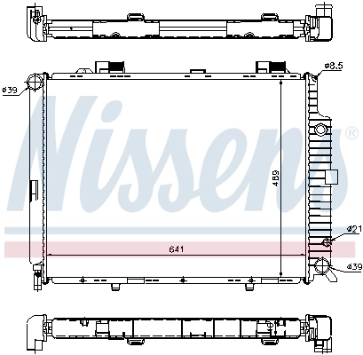 NISSENS 62692A Radiator, engine cooling