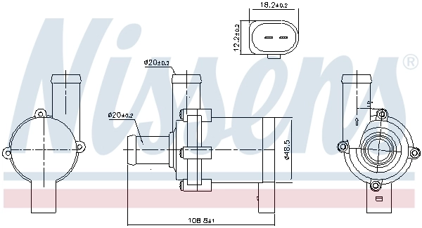 Water Pump, engine cooling ** FIRST FIT ** 831068