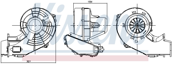 NISSENS 87247 Interior Blower