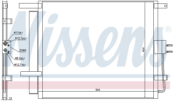 NISSENS 940218 Condenser, air conditioning