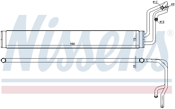 Oil Cooler, steering 90633