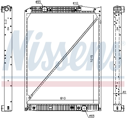 NISSENS 62791A Radiator, engine cooling