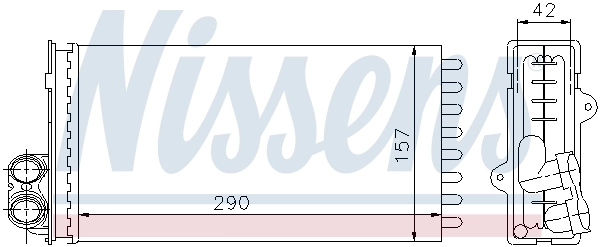 Heat Exchanger, interior heating ** FIRST FIT ** 73356