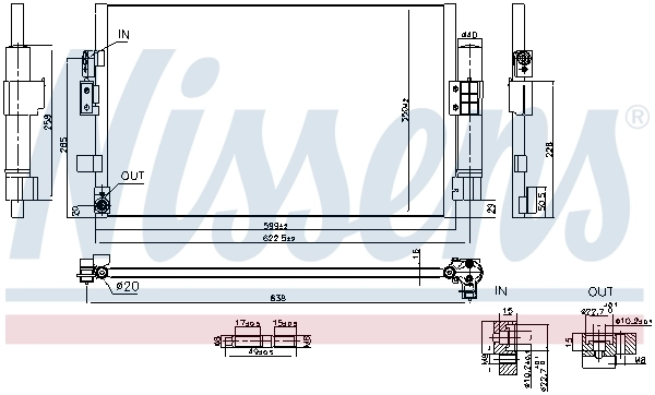 Condenser, air conditioning ** FIRST FIT ** 941298
