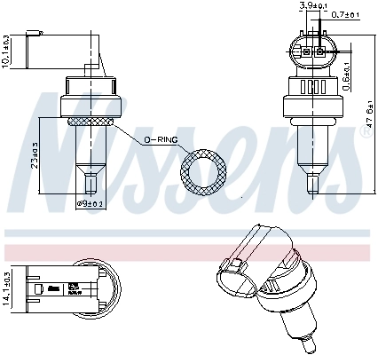 Sensor, coolant temperature ** FIRST FIT ** 207100