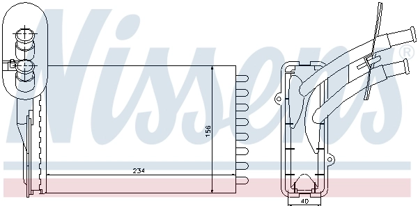 Heat Exchanger, interior heating 73961