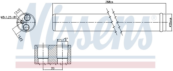 NISSENS 95772 Dryer, air conditioning