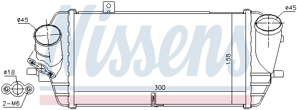 NISSENS 96539 Charge Air Cooler