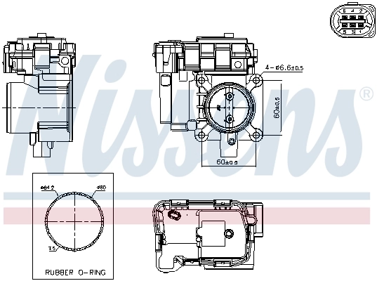 Cuerpo de mariposa ** FIRST FIT ** 955263