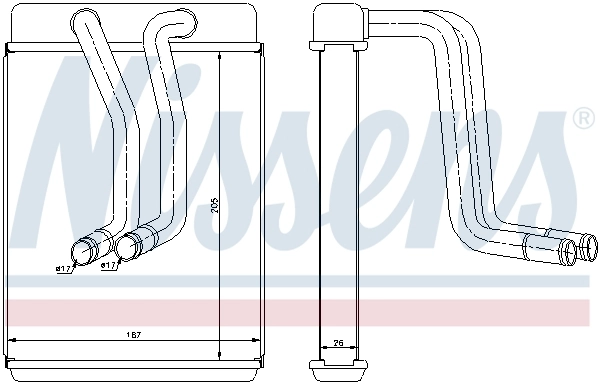 Heat Exchanger, interior heating 77634