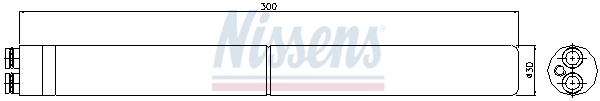 NISSENS 95443 Dryer, air conditioning