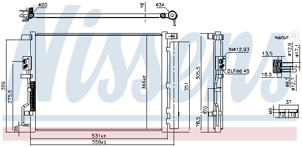 Condenser, air conditioning ** FIRST FIT ** 941290