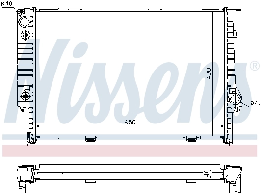 NISSENS 60694A Radiator, engine cooling