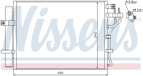 Condenser, air conditioning ** FIRST FIT ** 940219