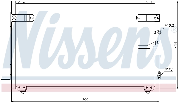 Condenser, air conditioning ** FIRST FIT ** 94867