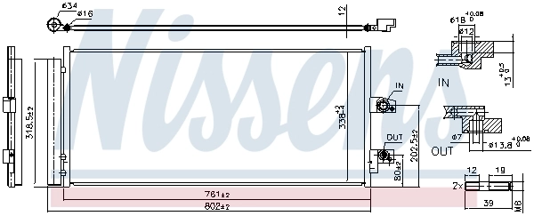 NISSENS 941211 Condenser, air conditioning