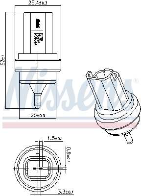 Sensor, coolant temperature ** FIRST FIT ** 207101