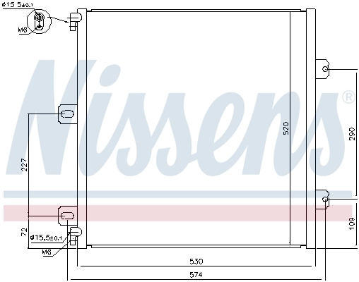 NISSENS 940076 Condenser, air conditioning