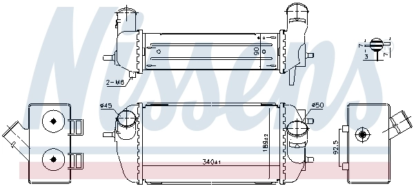 NISSENS 961495 Charge Air Cooler