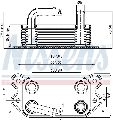 Oil Cooler, engine oil 90714