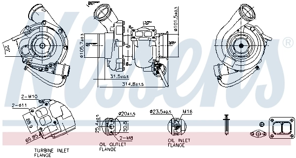 NISSENS 93339 Charger, charging (supercharged/turbocharged)