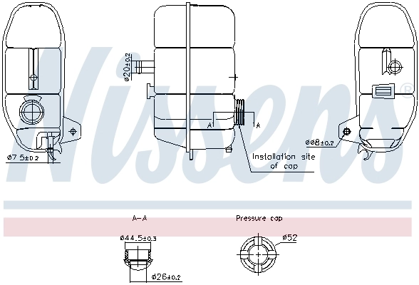Expansion Tank, coolant ** FIRST FIT ** 996332