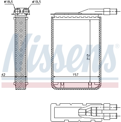 Heat Exchanger, interior heating 733591