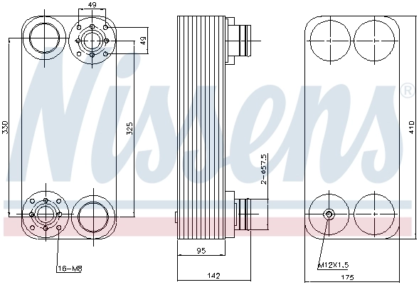 Oil Cooler, retarder 90761