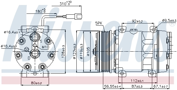 Compressor, air conditioning ** FIRST FIT ** 89079