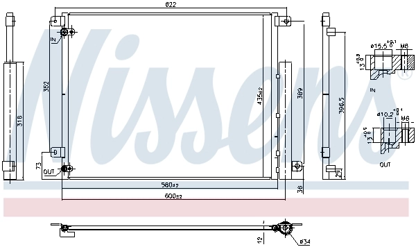 Condenser, air conditioning ** FIRST FIT ** 940853