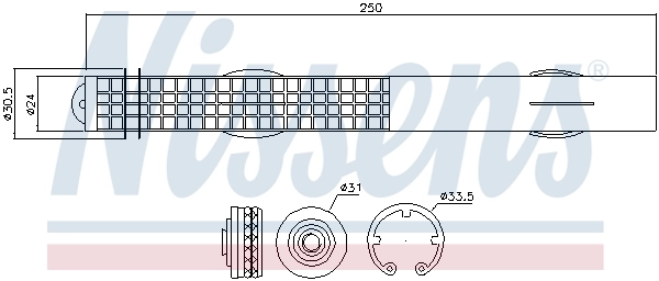 Dryer, air conditioning ** FIRST FIT ** 95467