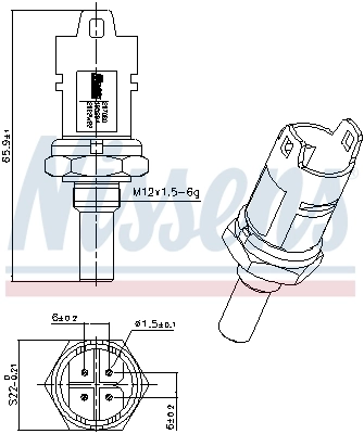 Sensor, coolant temperature ** FIRST FIT ** 207080