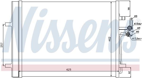 NISSENS 940044 Condenser, air conditioning