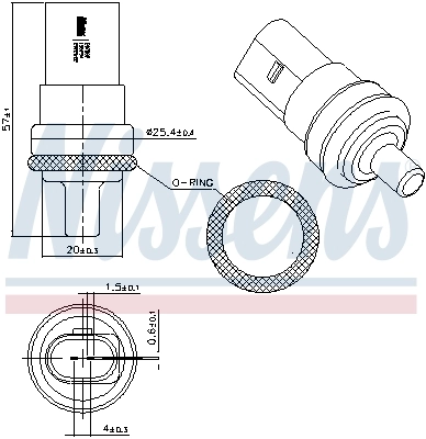 Sensor, coolant temperature ** FIRST FIT ** 207082