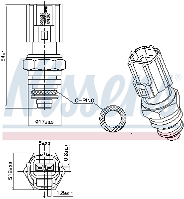 Sensor, coolant temperature ** FIRST FIT ** 207048