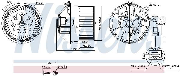 Interior Blower 87628