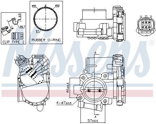 Throttle Body ** FIRST FIT ** 955059