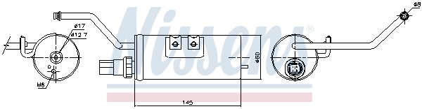 NISSENS 95529 Dryer, air conditioning