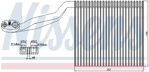 Evaporator, air conditioning 92294
