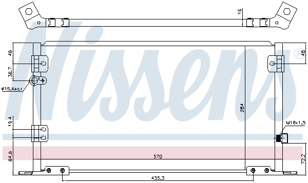 NISSENS 940608 Condenser, air conditioning