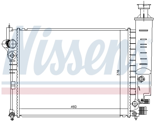 Radiator, engine cooling 63465