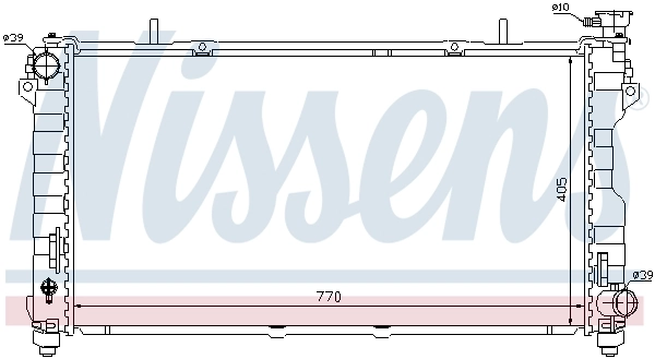 Radiator, engine cooling 61004