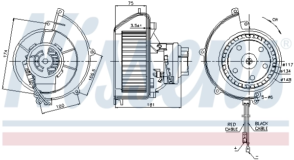 Interior Blower 87082